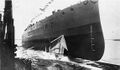 Спуск на воду крейсера HMS Princess Royal. Верфь «Vickers» в Барроу, 29 апреля 1911 г.