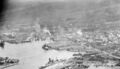 Британская эскадра из HMS Hood , HMS Repulse, HMS Delhi, HMS Danae, HMS Dauntless, HMS Dragon и HMAS Adelaide в Гонолулу, 11 июня 1924 г.
