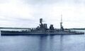 Линейный крейсер HMS Repulse. Колоризированное фото