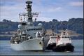 HMS Sutherland возвращается в Девонпорт из похода 2018 г.