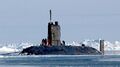 HMS Tireless на Северном полюсе.