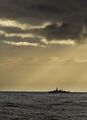 HMS Westminster к северу от Исландии