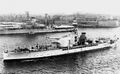 HMS Terror в ноябре 1933 года на Мальте по дороге в Сингапур