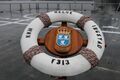Спасательный круг с фрегата HNoMS Helge Ingstad