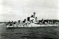 HSwMS Halland в камуфлированной окраске.