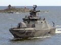Корабль класса Hamina на патрулировании