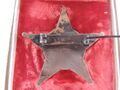 Оттоманская Военная медаль в наградной коробке. Офицерский вариант, белый метал, эмаль. Реверс. Имеет клеймо «BB&Co».
