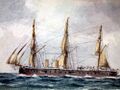 Акварельный рисунок HMS Hercules