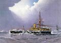 HMS Hero на картине Уильяма Митчелла.