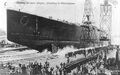 Спуск SMS Hindenburg на воду, Вильгельмсхафен, 1 августа 1915 г.