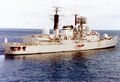 HMS Sheffild, потерянный во время конфликта.