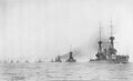 Neptune в авангарде Флота метрополии (1904-1905).