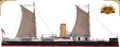 Открытка с HMS Hotspur