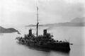 IJN Kasuga На якоре в канале Цукумо. 1904 год.