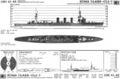 Лёгкий крейсер Kuma, страница из U.S. Navy ONI recognition manuals.