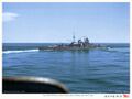Тяжёлый крейсер IJN Suzuya после установки 203-мм орудий, сентябрь 1940 года