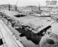 USS Independence в доке острова Мэйр. 11 июля 1943 года.