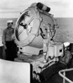 914-мм прожектор линкора USS Missouri, конец августа 1944 г.