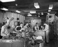 Центральный пост управления огнем 406-мм орудий линкора USS Missouri, 1951 г.
