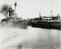 Iwate в Панамском канале в 1922 году.