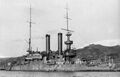 Корабль береговой обороны 2 класса IJN Okinosima в Сасебо, 1905 год