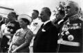 Спуск на воду эсминца Ljubljana. Сплит, 28 июня 1938 г. Крестная мать корабля Елена Недич.