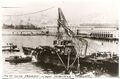 Судоподъемные работы на ТА-32. Генуя, март 1950 г.
