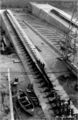 Постройка эсминца Zagreb на верфи в Сплите. 10 сентября 1936 г.