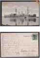 Почтовая открытка с SMS Konig Wilhelm. Хафен. 1914 год.