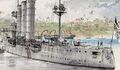 SMS Königsberg на рейде
