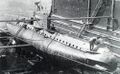 Подводная лодка SM U-10 в доке в Поле, 1916 год.