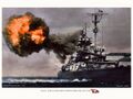 Картина с изображением линкора Tirpitz