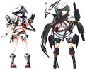 Персонифицированный IJN Kiso в компьютерной игре Kantai Collection