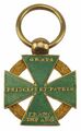Армейский крест 1813-14 гг. Миниатюра в золоте с эмалью. Аверс