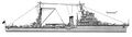 ЛКР IJN Kashima на 1945 г.