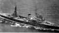 Лёгкий крейсер IJN Kashima в водах атолла Трук. 1941 г.