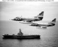 2 A-4C совершают тренировочный полет, 12 августа 1964 года