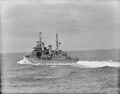 HMS Kenya в боевом походе.
