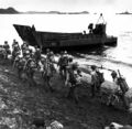 LCM при вторжении на Киску (Алеуты), август 1943 г.
