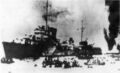 Psara под бомбами немецких самолетов в бухте Мегара, 20 апреля 1941 г.