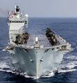 HMS Ocean с вертолётами на борту