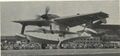 Supermarine Seagull взлетает на авиасалоне в Фарнборо