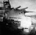Носовые 305-мм башни SMS Lützow.