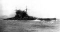 Линейный крейсер SMS Lützow на полном ходу, 1916 г.