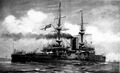 HMS Majestic с открытки тех лет.
