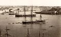 HMS Lord Clyde в порту Валетта, Мальта