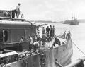 Крейсер USS Marblehead после воздушной атаки. Февраль, 1942 г.