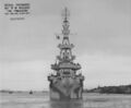 USS Salt Lake City в Mare Island Navy Yard. Вид на носовую часть корабля, 21 июня 1944 г.