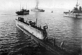 Подводная лодка утром 25 июля 1915
