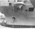 Авианосец HMS Illustrious в сухом доке Норфолка во время ремонта после января 1941 года